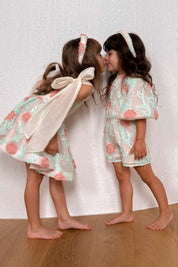 Come What May Dress - Hydrangea Mesh