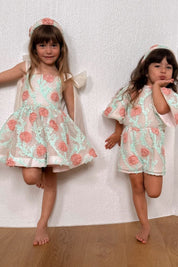 Come What May Dress - Hydrangea Mesh