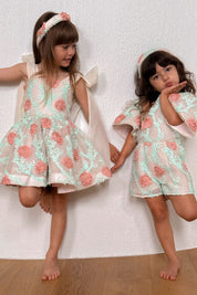 Come What May Dress - Hydrangea Mesh