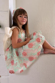 Come What May Dress - Hydrangea Mesh