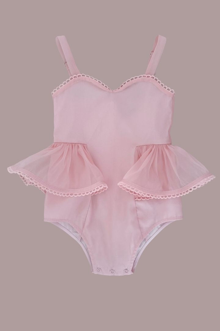 Birds of a Feather Playsuit - Tutu Pink