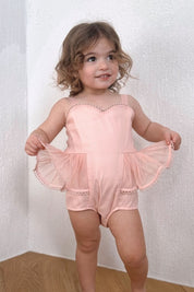 Birds of a Feather Playsuit - Tutu Pink