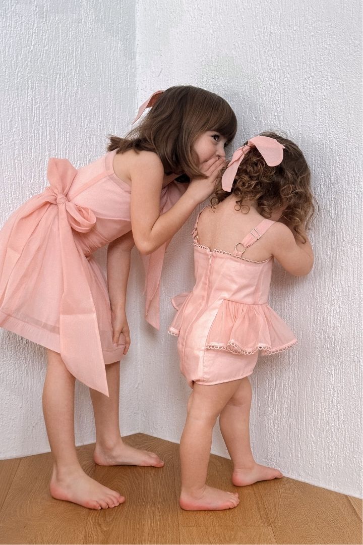 Birds of a Feather Playsuit - Tutu Pink