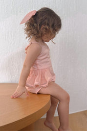 Birds of a Feather Playsuit - Tutu Pink