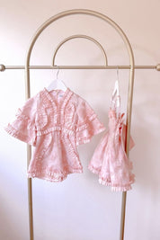 Sweet like a Flower Playsuit - Seashell Tulle