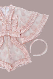 Sweet like a Flower Playsuit - Seashell Tulle