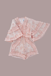 Sweet like a Flower Playsuit - Seashell Tulle