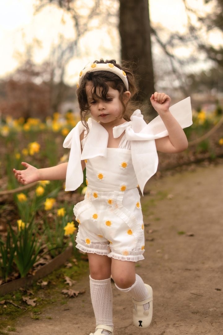Love Letters Playsuit - Polka Daisy