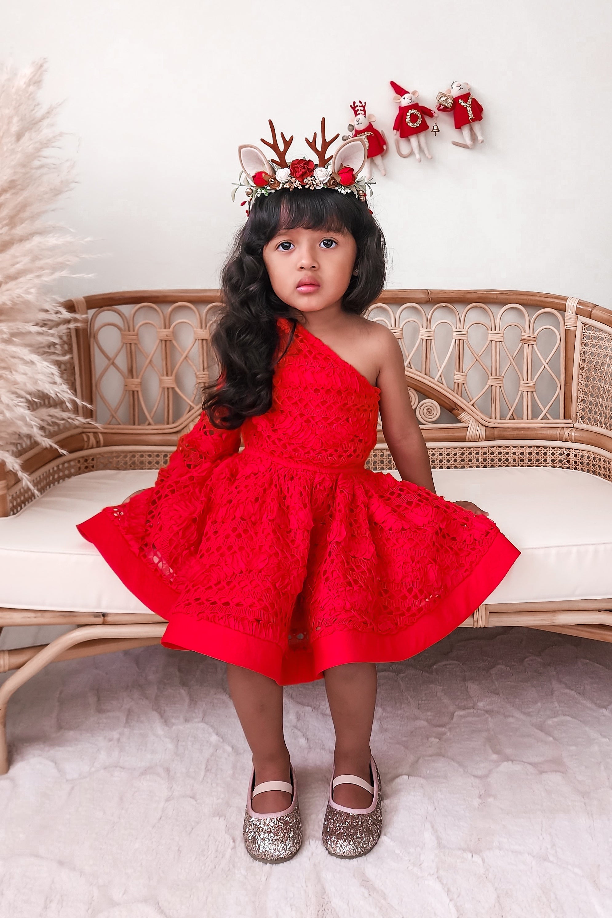 Meant for Me Dress - Scarlet Lattice Lace Chlo and Amlie Meant for Me Dress - Scarlet Lattice Lace Chlo and Amlie