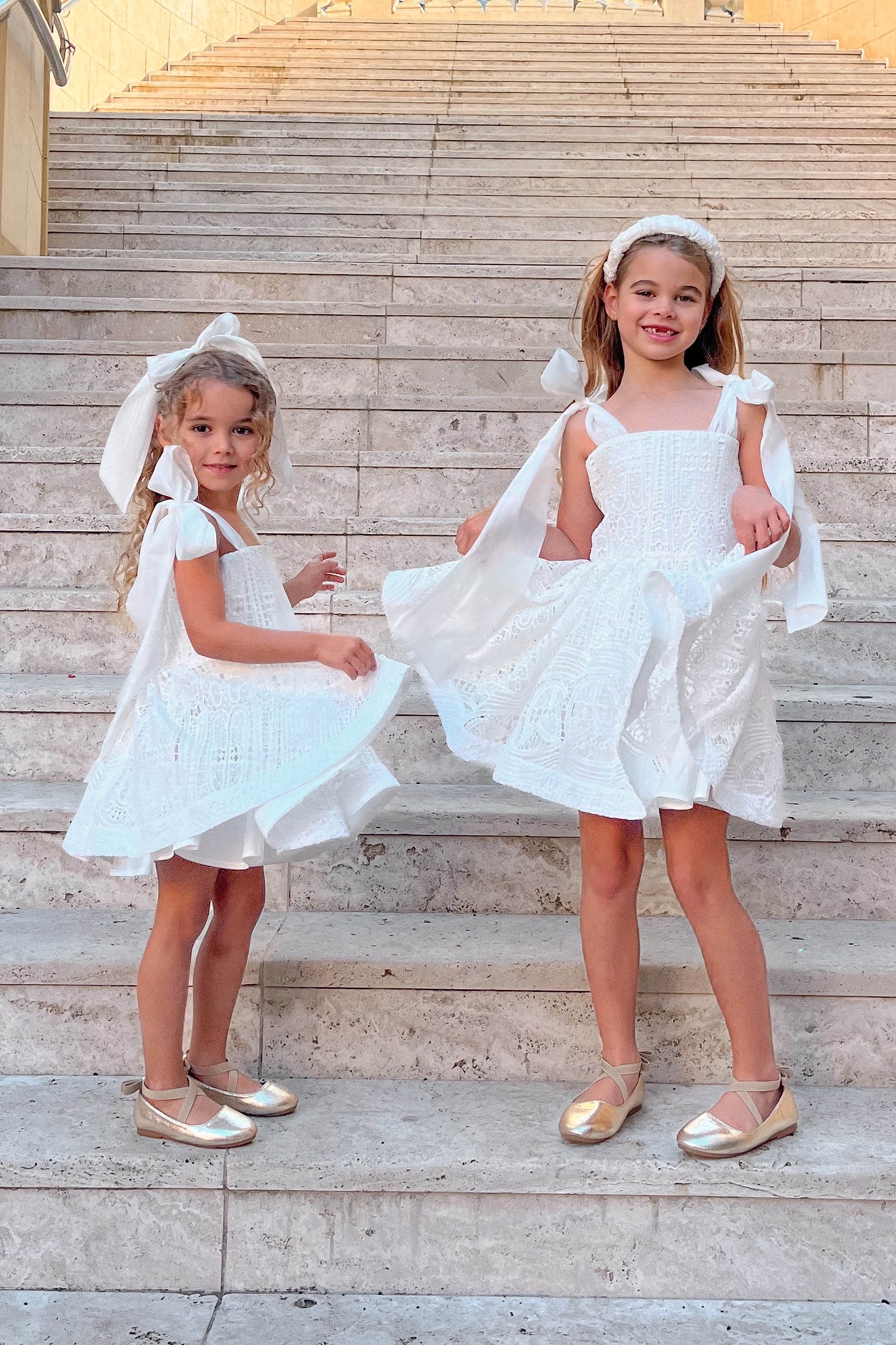 Come What May Dress - Snow White Archways Lace Chlo and Amlie Come What May Dress - Snow White Archways Lace Chlo and Amlie