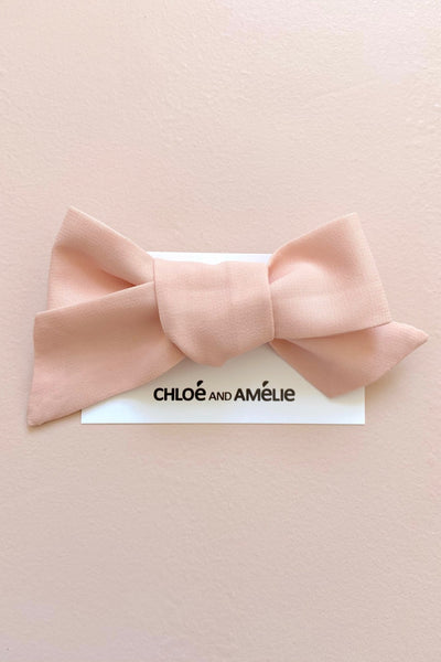 Bow Hair Accessory - Rose Petal - Chloé and Amélie
