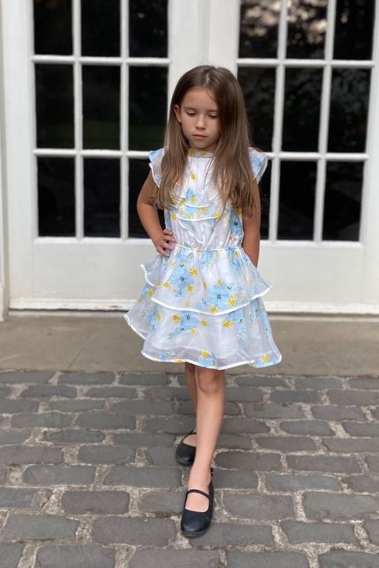 forget me not blue dress Forget Me Not Dress, Blue / White Floral Print
