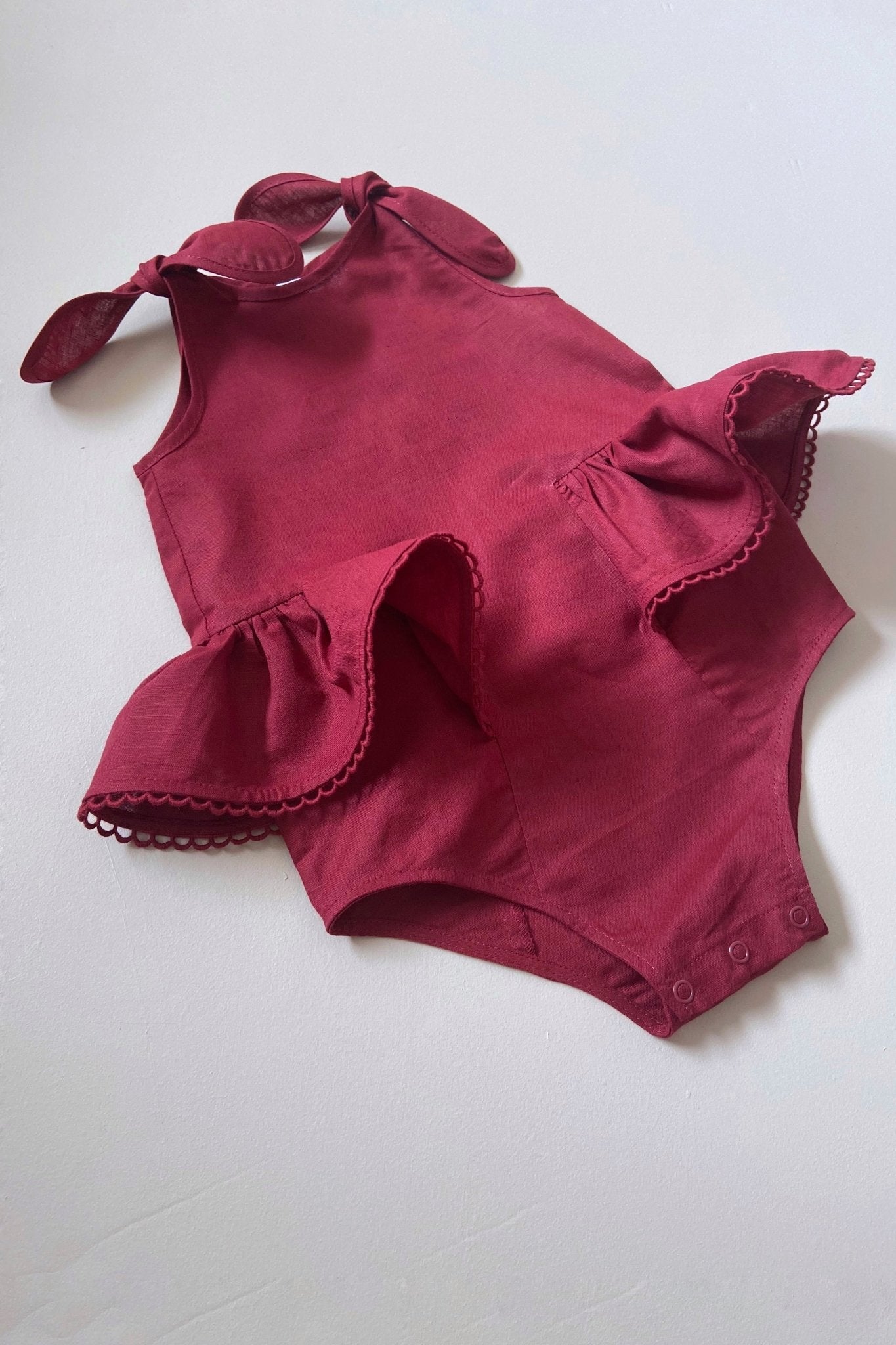 Pudding and Pie Playsuit - Cherry Bloom - Chloé and Amélie