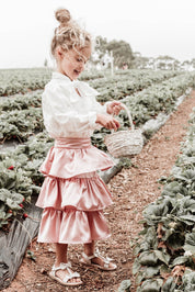 Sing a Song of Rainbows Skirt - Rose Bud - Chloé and Amélie
