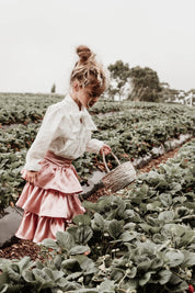 Sing a Song of Rainbows Skirt - Rose Bud - Chloé and Amélie