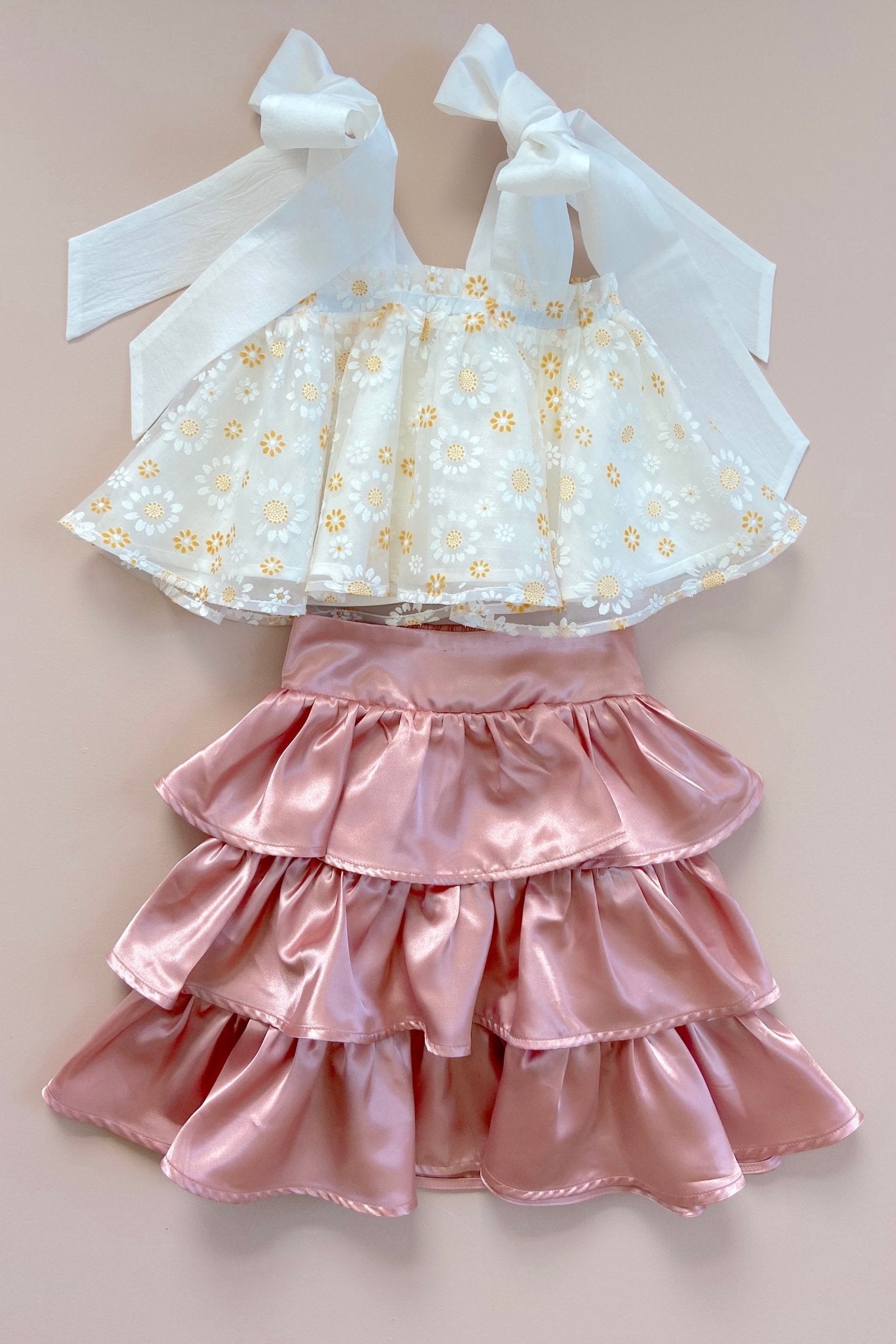 Sing a Song of Rainbows Skirt - Rose Bud - Chloé and Amélie