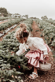 Sing a Song of Rainbows Skirt - Rose Bud - Chloé and Amélie