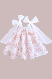 In The Meadows Dress - Pansies Organza