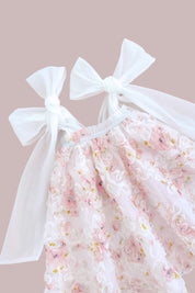 In The Meadows Dress - Pansies Organza