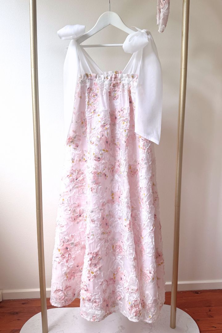 In The Meadows Dress - Pansies Organza - Women's