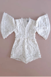 Sweet like a Flower Playsuit - Lotus Lace