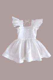 See You Flutter Dress - Antique White