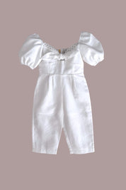 Pretty Please Jumpsuit - Antique White