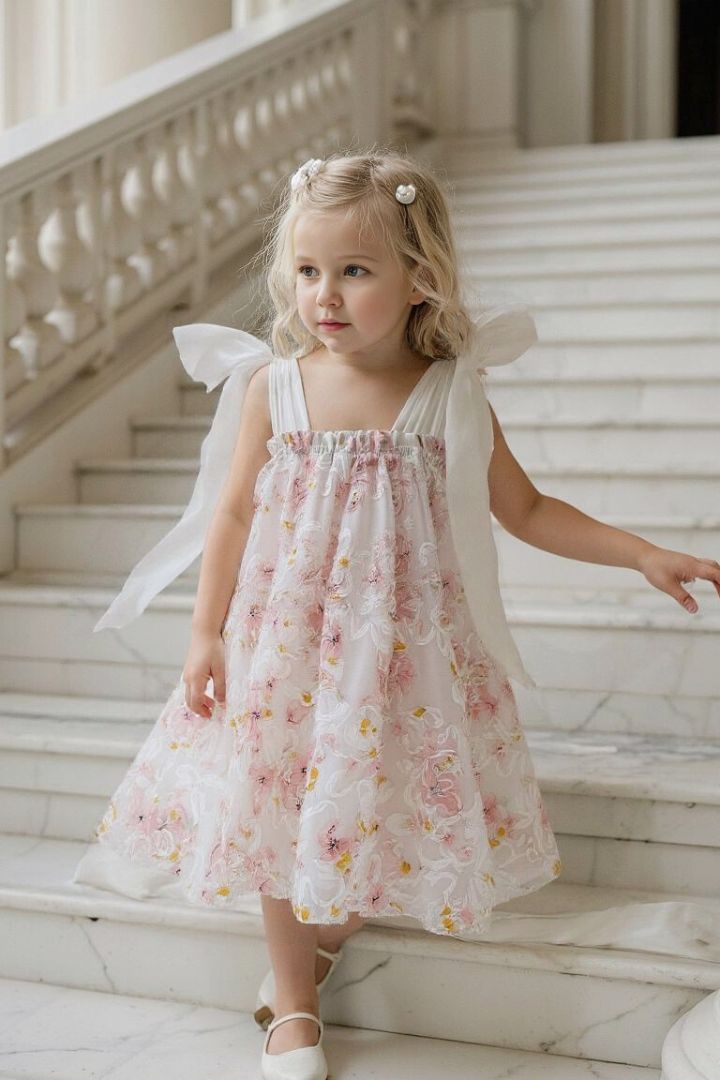 In The Meadows Dress - Pansies Organza - Women's – Chloé and