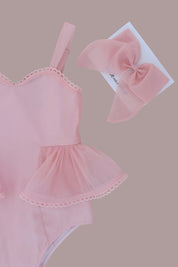 Bow Hair Slide - Tutu Pink Tulle