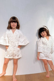 Sweet like a Flower Playsuit - Lotus Lace