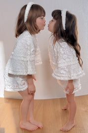 Sweet like a Flower Playsuit - Lotus Lace