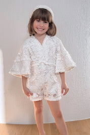 Sweet like a Flower Playsuit - Lotus Lace