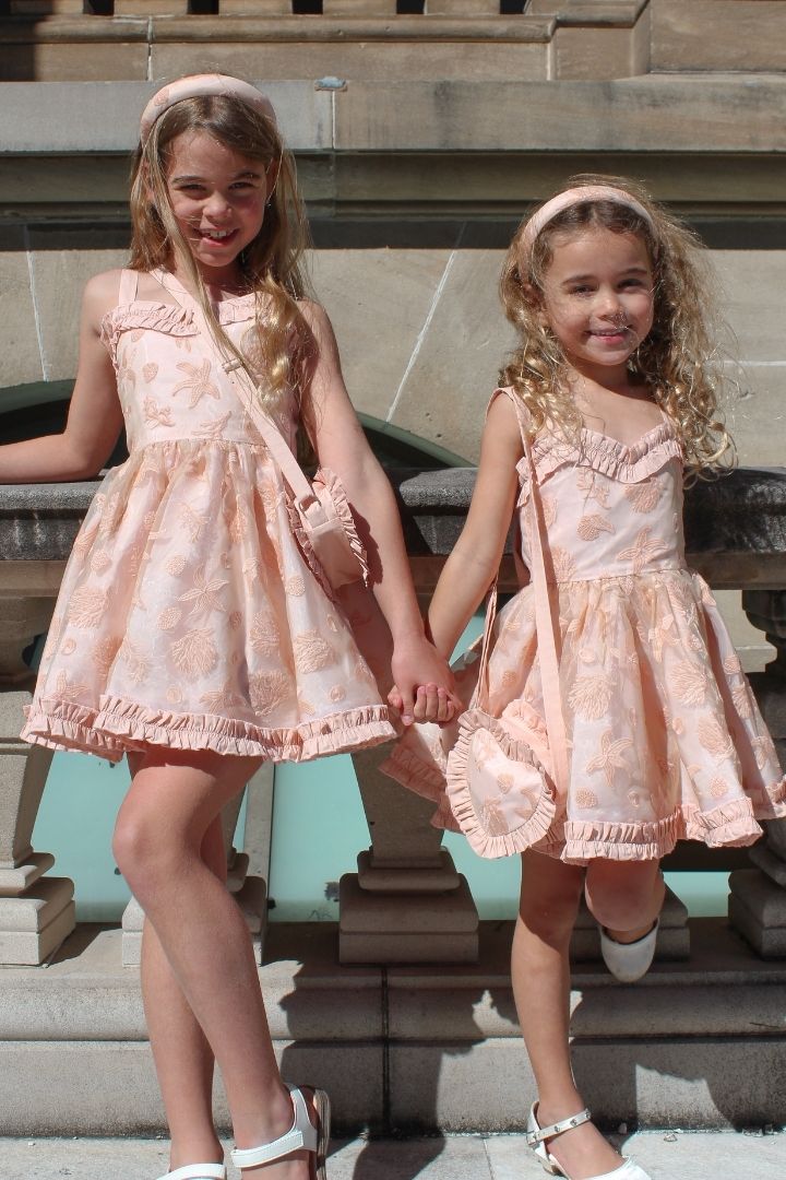 How Sweet It Is Dress - Seashell Tulle – Chloé and Amélie