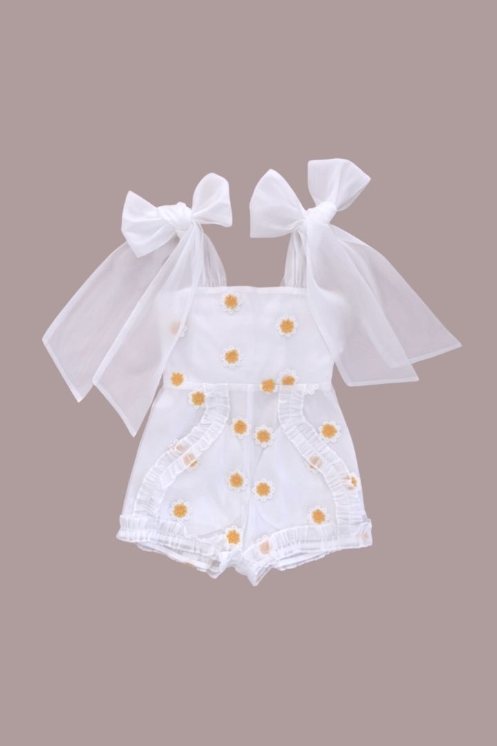 Love Letters Playsuit - Polka Daisy