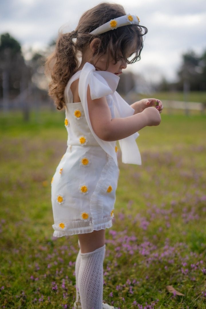 Love Letters Playsuit - Polka Daisy