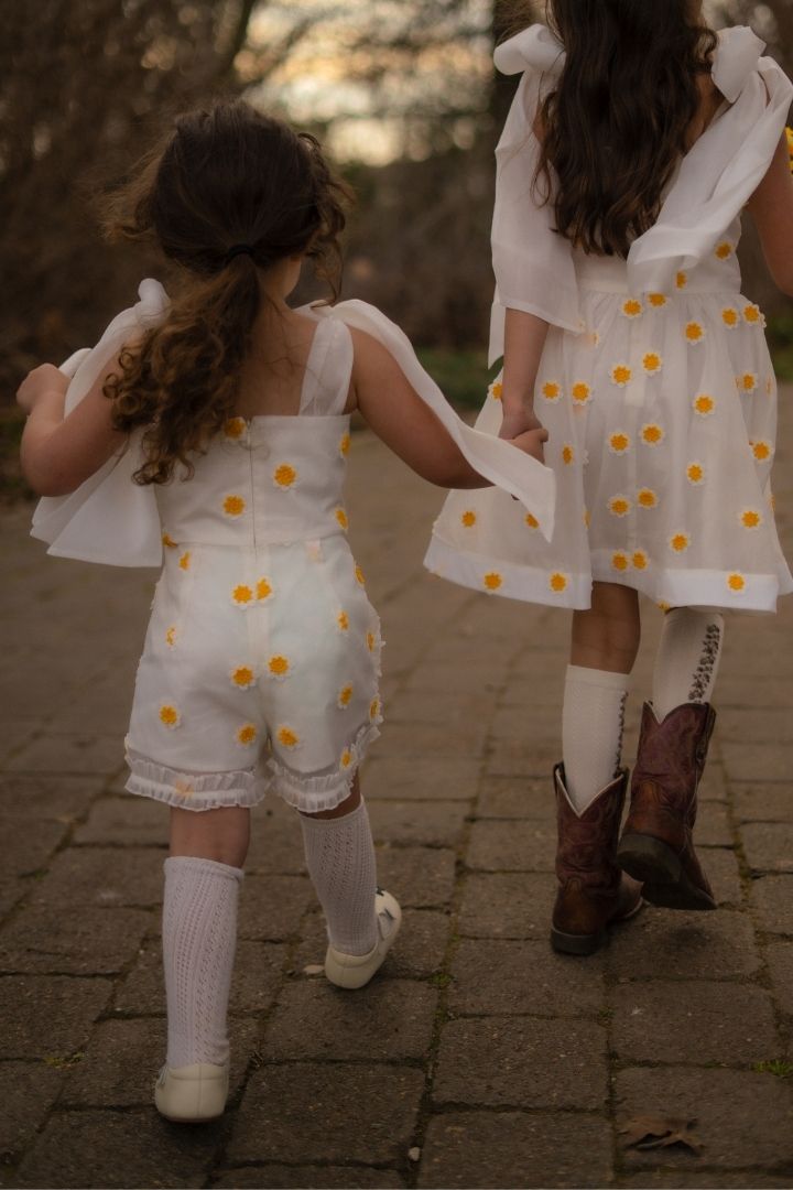 Love Letters Playsuit - Polka Daisy