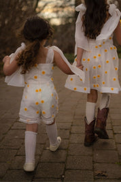 Love Letters Playsuit - Polka Daisy