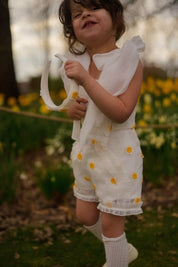 Love Letters Playsuit - Polka Daisy