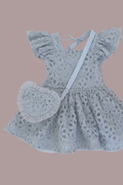 See You Flutter Dress - Sage Ribbons