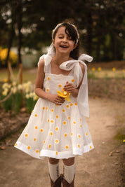 Come What May Dress - Polka Daisy