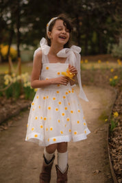 Come What May Dress - Polka Daisy