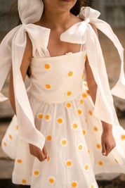 Come What May Dress - Polka Daisy