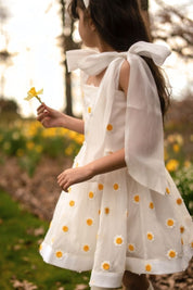 Come What May Dress - Polka Daisy