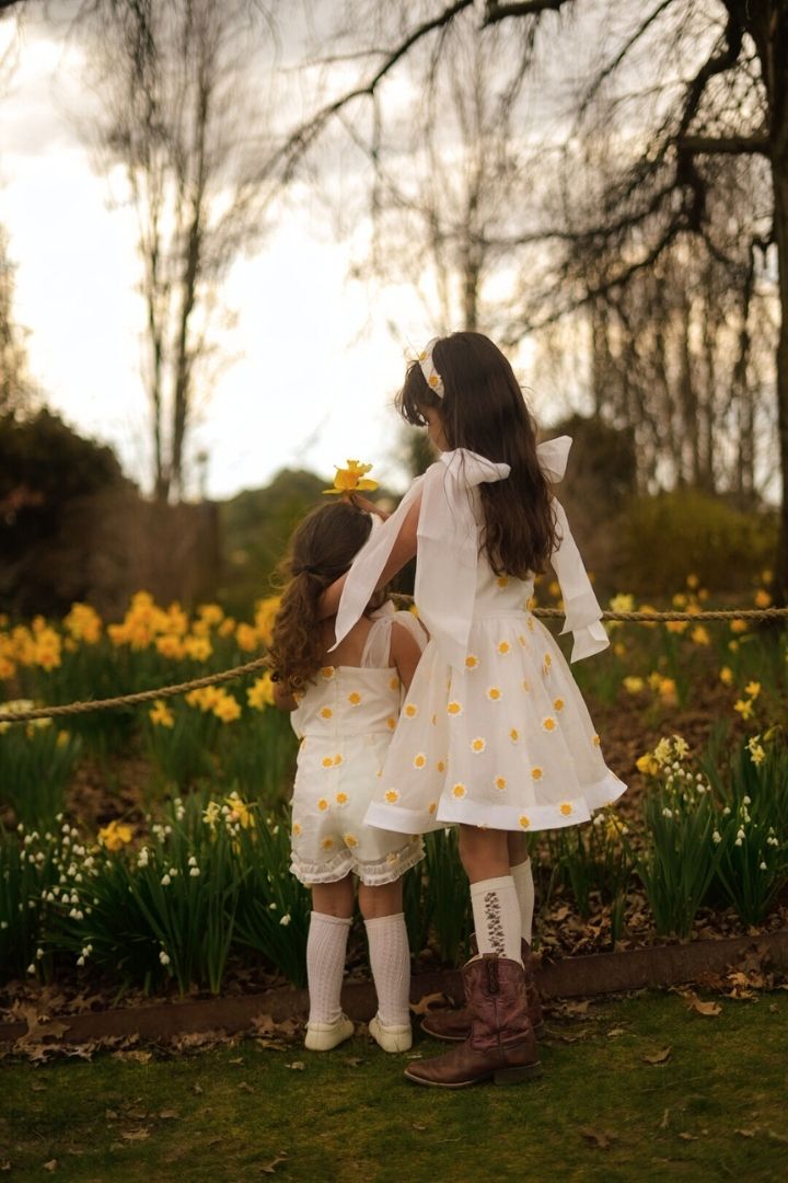 Come What May Dress - Polka Daisy