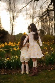 Come What May Dress - Polka Daisy