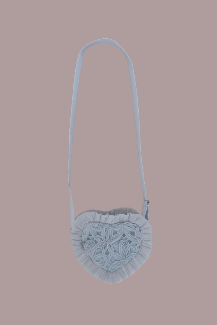 I Heart YOU Bag - Sage Ribbons