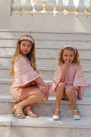 Sweet like a Flower Playsuit - Seashell Tulle