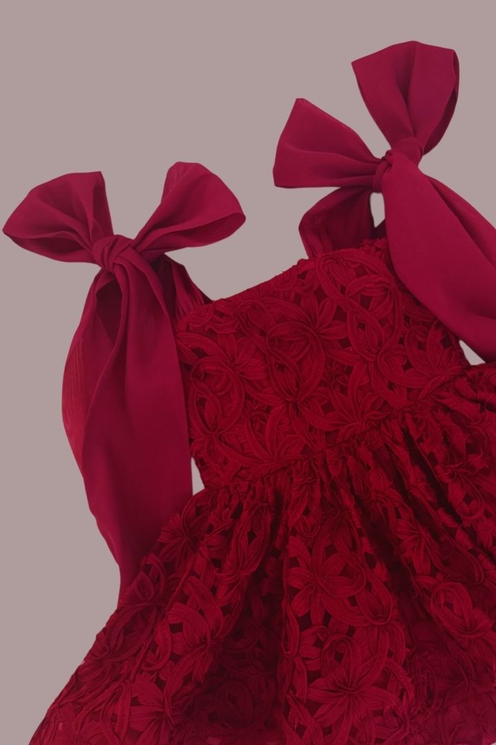 Come What May Dress - Cherry Bloom Ribbons