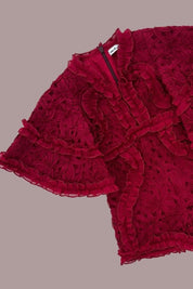 Sweet like a Flower Playsuit - Cherry Bloom Ribbons