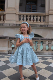 See You Flutter Dress - Sage Ribbons